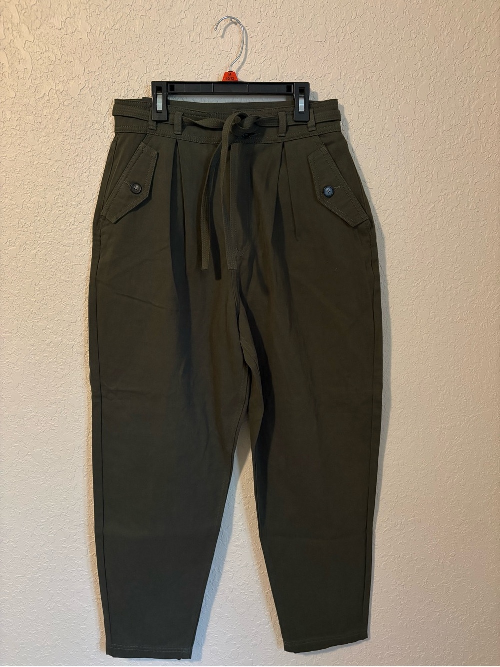 NWT Blank NYC Olive Green Drawstring Chinos